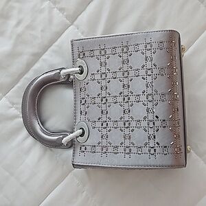 Satin Rhinestone Lady Handbag